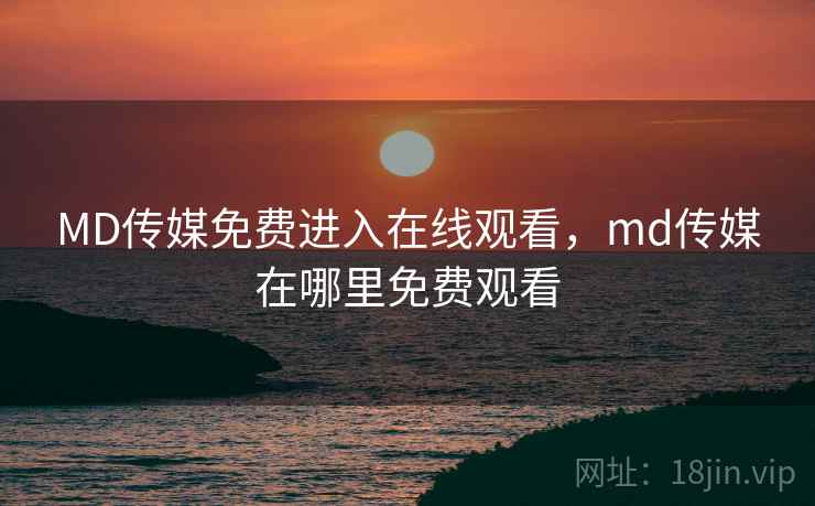 MD传媒免费进入在线观看，md传媒在哪里免费观看