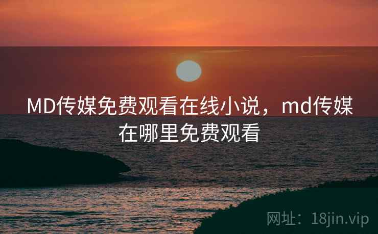 MD传媒免费观看在线小说，md传媒在哪里免费观看