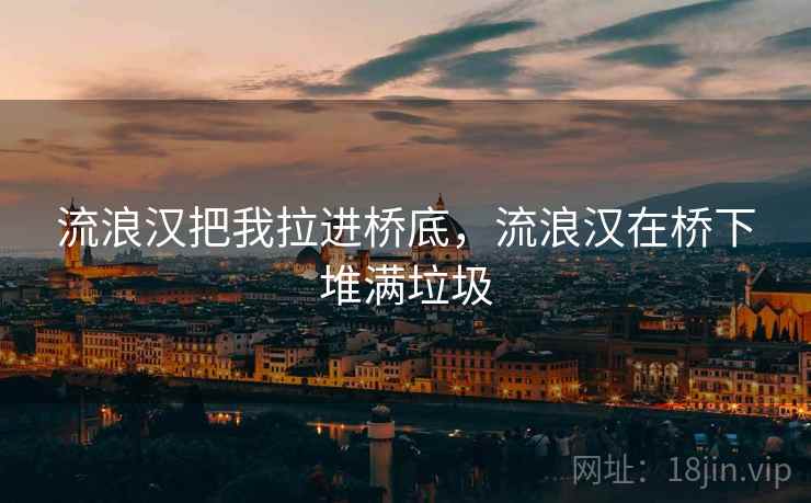 流浪汉把我拉进桥底，流浪汉在桥下堆满垃圾